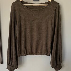 Altar'd State - Army Green Knit Sweater